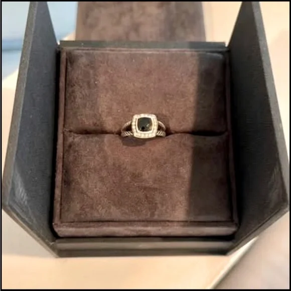 🖤David Yurman•Petite Black Onyx Ring🖤 - Picture 3 of 6